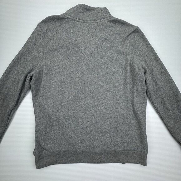 Victoria Secret Pink Light Grey Quarter Zip Sweatshirt Size Medium - Picture 5 of 10